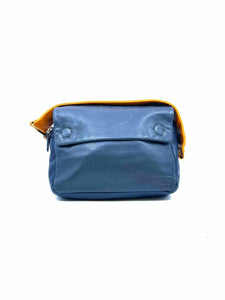 PRADA black, orange Leather Handbag