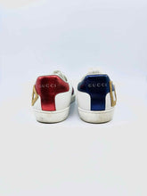 Load image into Gallery viewer, GUCCI Ace Size 8.5 White Leather Solid Sneakers
