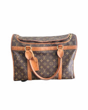 Load image into Gallery viewer, LOUIS VUITTON BROWN &amp; BEIGE Coated canvas Dog Carrier
