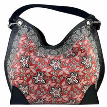 Load image into Gallery viewer, ALEXANDER MCQUEEN Leather Floral Handbag
