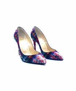 CHRISTIAN LOUBOUTIN Size 9.5 Red, white Pumps