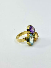 Load image into Gallery viewer, 18K Multiple Gemstone Ring | 8.5
