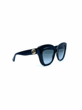 Load image into Gallery viewer, GUCCI Black Square Solid Sunglasses
