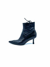 Load image into Gallery viewer, CHANEL Size 6.5 Black Leather Ankle Boot
