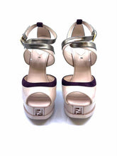 Load image into Gallery viewer, FENDI Size 7.5 Pink Patent Leather Sandals
