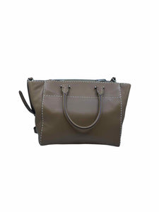PRADA Camel Leather Solid Handbag