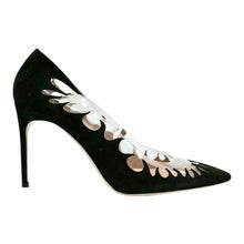 Load image into Gallery viewer, BRIAN ATWOOD Size 8.5 Black Suede Solid Pumps
