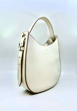 Load image into Gallery viewer, TOD&#39;S White Pebbled Leather Solid Oboe Bag Mini Handbag
