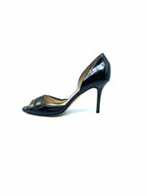 Load image into Gallery viewer, JIMMY CHOO Size 8.5 Black Leather Pumps
