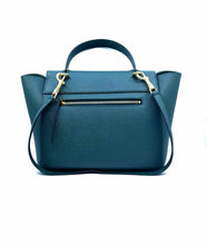 Load image into Gallery viewer, CELINE Dark Green Leather Handbag
