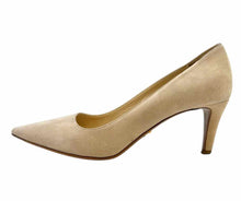 Load image into Gallery viewer, PRADA Size 7.5 Beige Suede Solid Pumps

