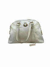 Load image into Gallery viewer, YVES SAINT LAURENT Tribute White Leather Solid Handbag
