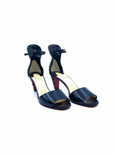 Load image into Gallery viewer, CHRISTIAN LOUBOUTIN Size 6.5 Black Patent Leather Spikes Pumps
