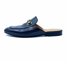 Load image into Gallery viewer, GUCCI Size 7.5 Black Leather Mules

