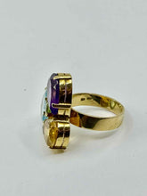 Load image into Gallery viewer, 18K Multiple Gemstone Ring | 8.5
