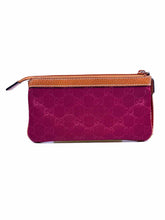Load image into Gallery viewer, GUCCI Maroon Nylon Monogram Wristlet
