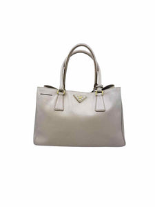 PRADA Ivory Leather Handbag