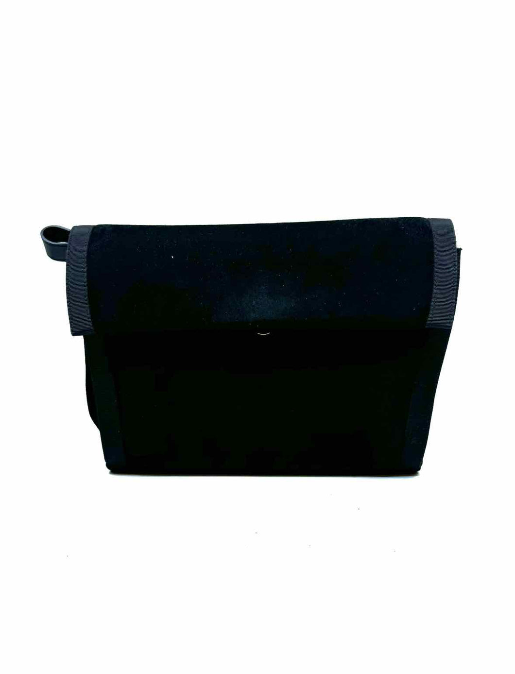 SALVATORE FERRAGAMO Black Suede Handbag