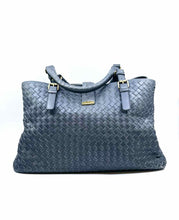 Load image into Gallery viewer, BOTTEGA VENETA Grey Leather Woven Handbag
