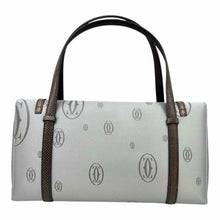 Load image into Gallery viewer, CARTIER Grey, Brown Fabric Monogram Handbag
