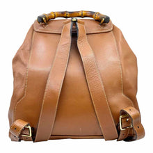 Load image into Gallery viewer, GUCCI Camel Leather Solid Backpack

