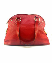 Load image into Gallery viewer, YVES SAINT LAURENT Red Leather Handbag

