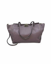 Load image into Gallery viewer, VALENTINO Rockstud Mauve Leather Solid Handbag
