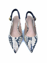 Load image into Gallery viewer, BALMAIN Size 10 Brown, beige Embossed Sling back
