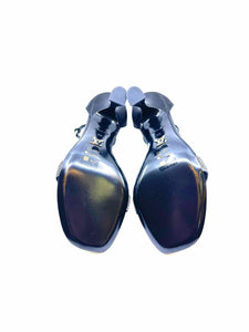 LOUIS VUITTON Black Leather Sandals