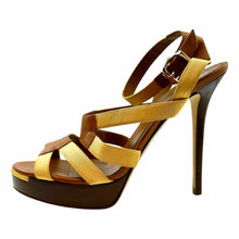 Load image into Gallery viewer, FENDI Canvas Leather Sandals | 9.5
