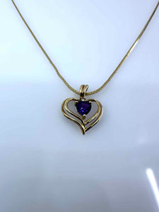 Fine Jewelry Purple Necklace
