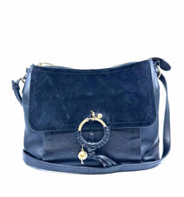 Load image into Gallery viewer, SEE BY CHLOE Joan Black Leather Solid Handbag
