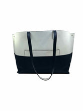 Load image into Gallery viewer, AKRIS Black &amp; White Leather Handbag
