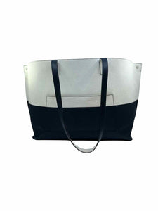 AKRIS Black & White Leather Handbag