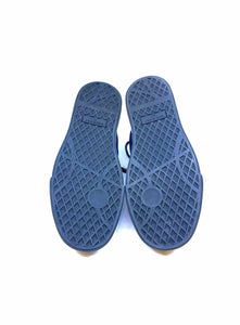 GIUSEPPE ZANOTTI Size 4 Blue, Black Velvet Solid Sneakers