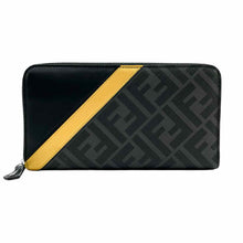 Load image into Gallery viewer, FENDI Black, Yellow Monogram Wallet
