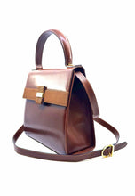 Load image into Gallery viewer, SALVATORE FERRAGAMO Brown Leather Solid Handbag
