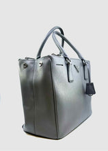 Load image into Gallery viewer, PRADA Galleria Grey Leather Solid Handbag
