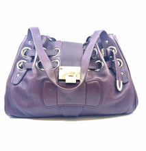 Load image into Gallery viewer, JIMMY CHOO Plum Leather Handbag
