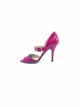 Load image into Gallery viewer, JIMMY CHOO Size 6.5 Hot Pink Patent Leather Sandals
