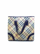 Load image into Gallery viewer, BURBERRY Beige, Brown Coated canvas Plaid Handbag
