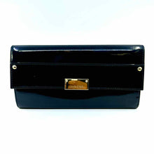 Load image into Gallery viewer, JIMMY CHOO Black Patent Leather Solid Clutch

