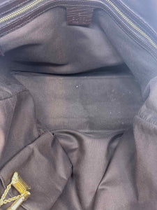 GUCCI Brown Canvas LOGO Handbag