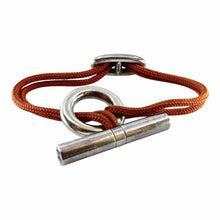 Load image into Gallery viewer, HERMES Sterling Silver Orange Bracelet

