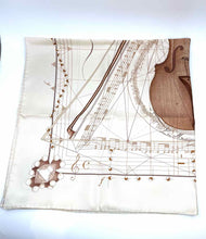 Load image into Gallery viewer, HERMES Beige Print Square Scarf
