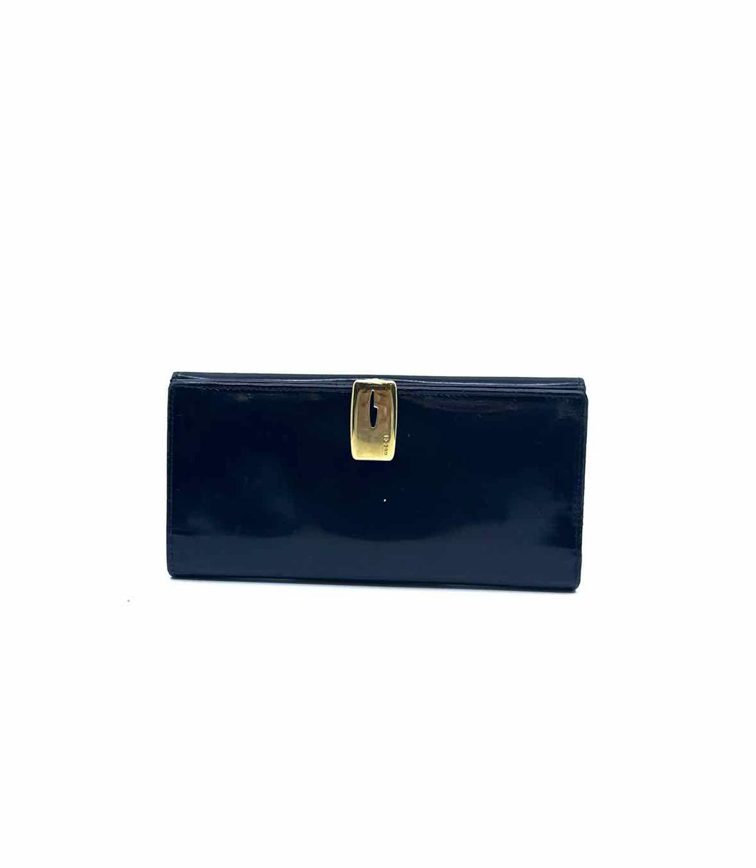 GUCCI Black Patent Leather Wallet