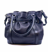 Load image into Gallery viewer, BURBERRY Brown Leather Solid Handbag

