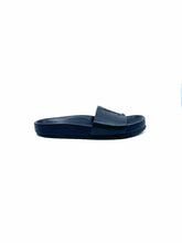 Load image into Gallery viewer, YVES SAINT LAURENT Size 6.5 Black Leather Solid Sandals
