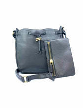 Load image into Gallery viewer, TOM FORD Grey Pebbled Leather Solid Handbag
