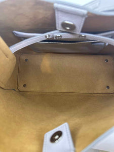 MCM Grey Calfskin Ottomar Monogram Handbag